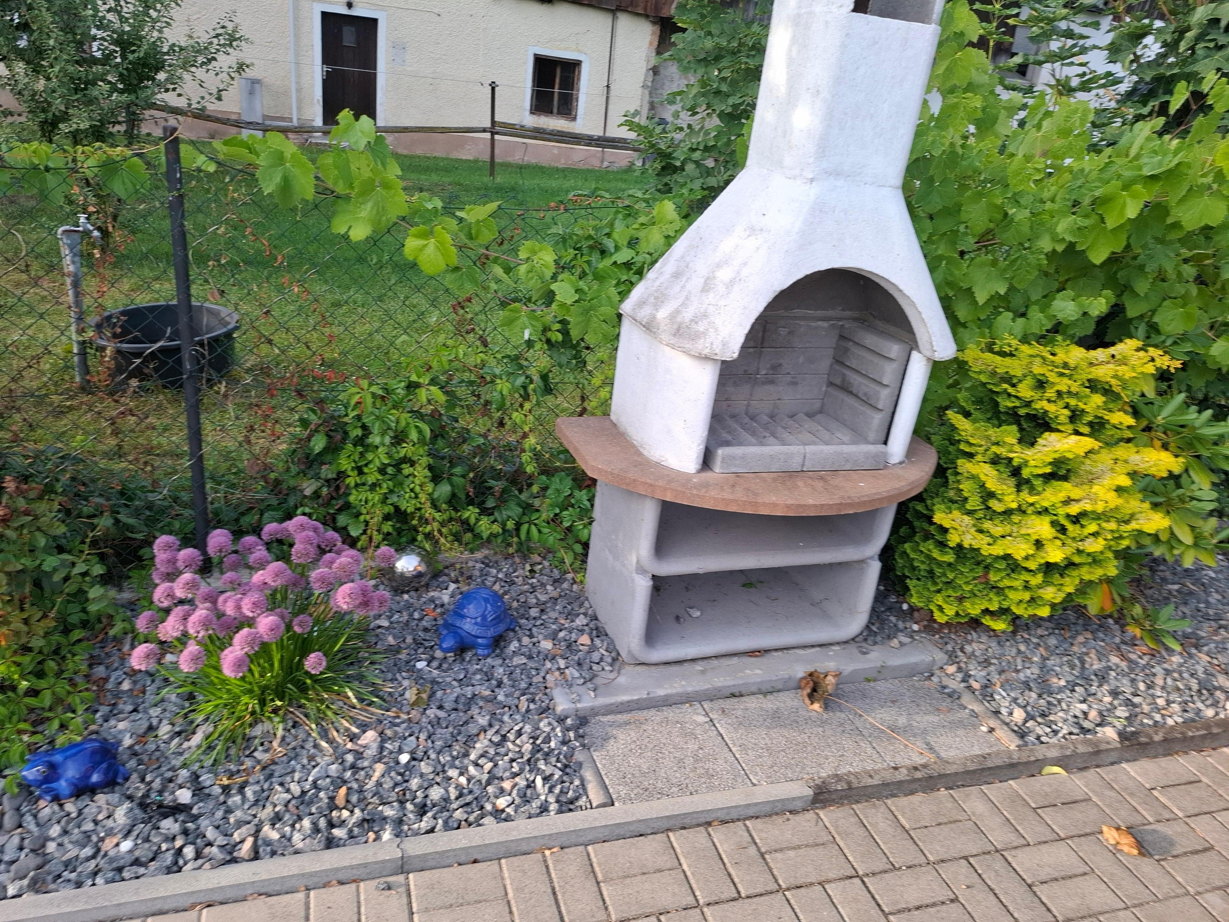 Der Grillplatz der us zur Verfügung gestellt wurde. 