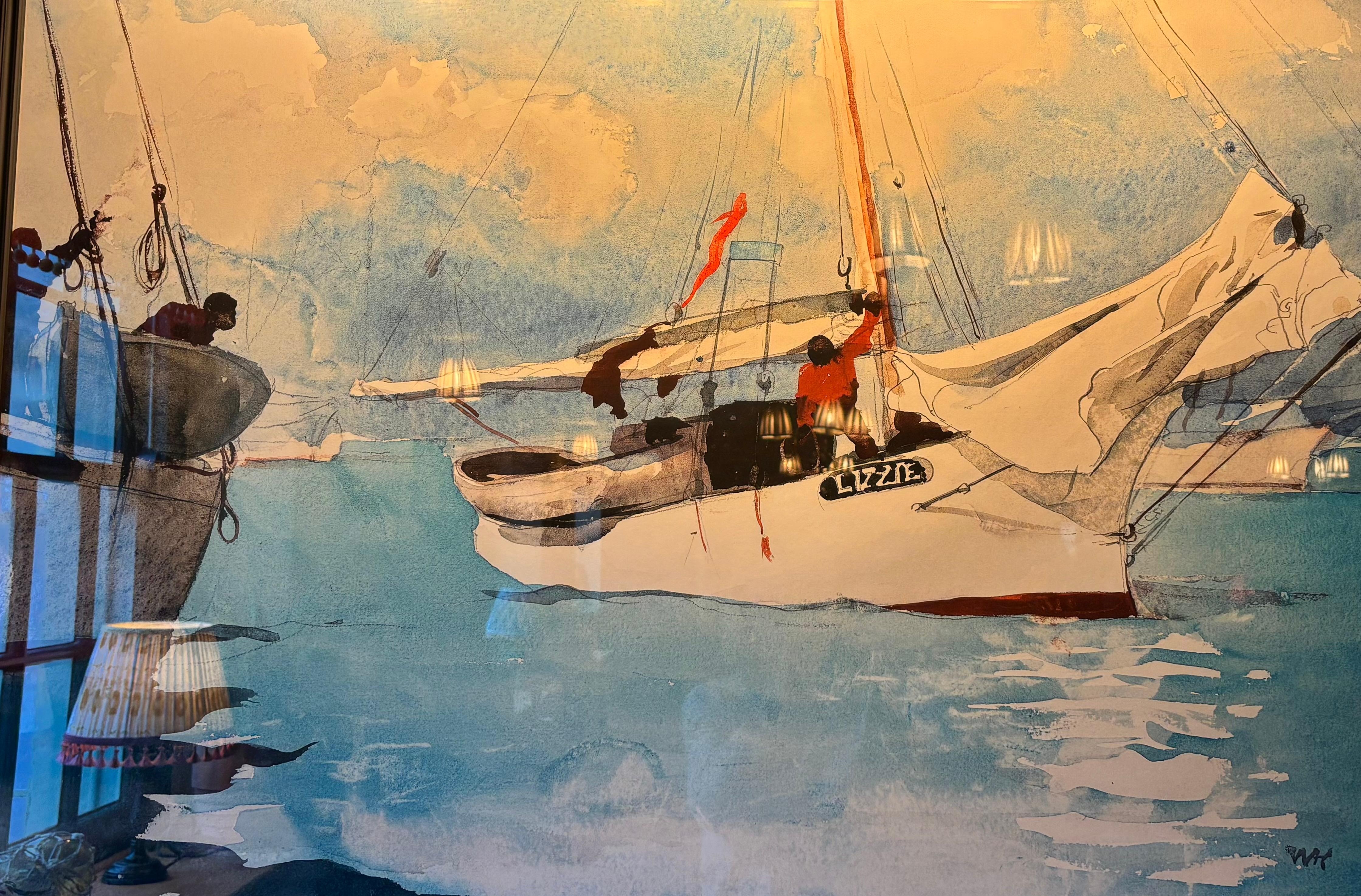 One of the many paintings & prints that adorn The Dolphin 