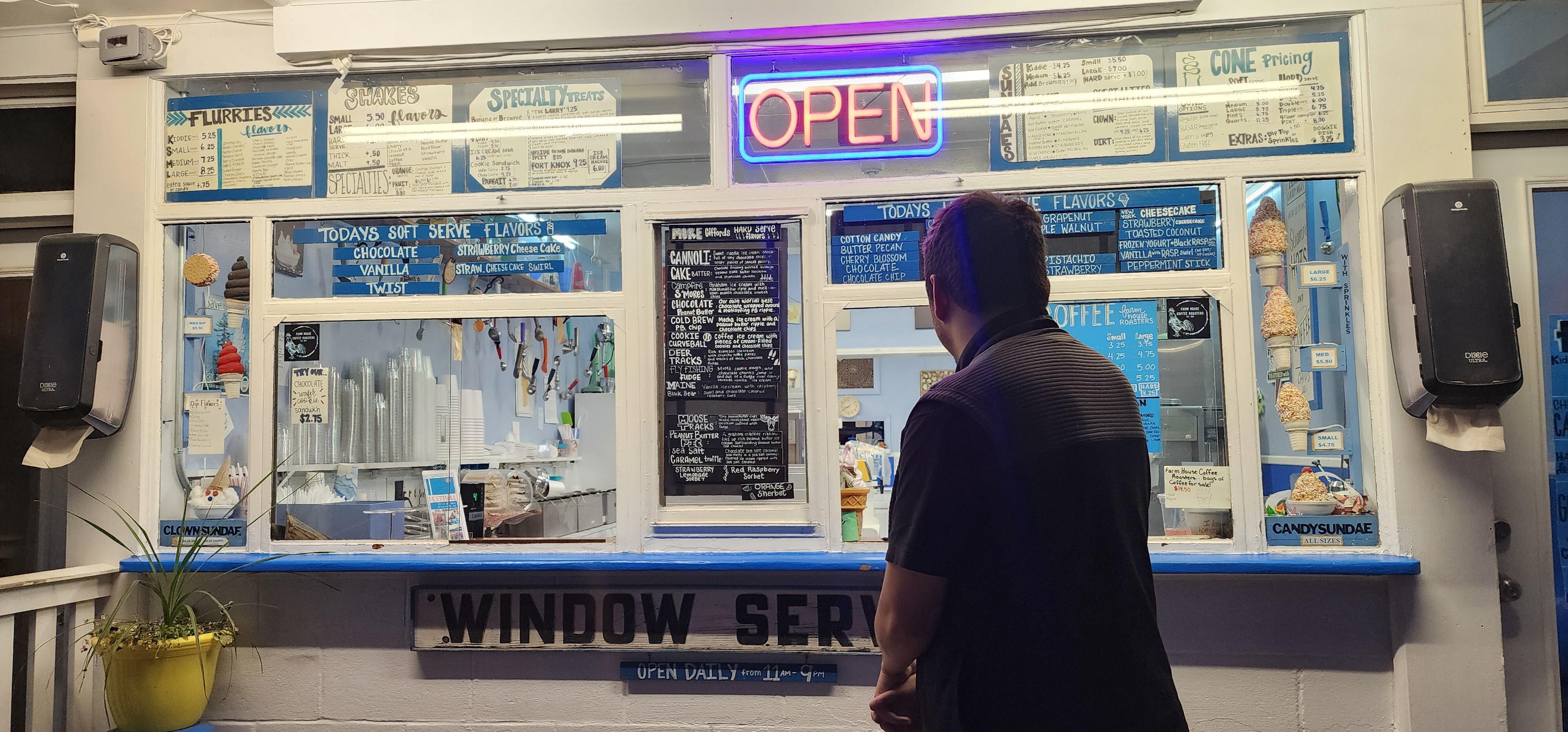 Ice cream shop