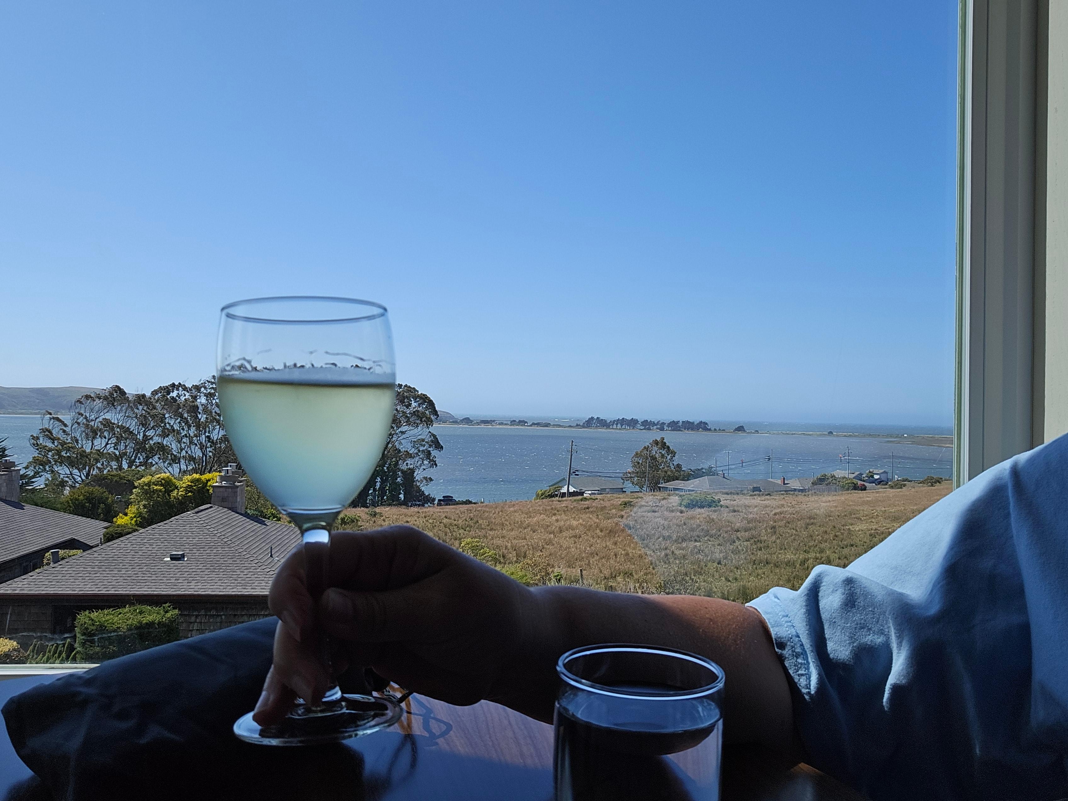 Enjoyed the complimentary wine