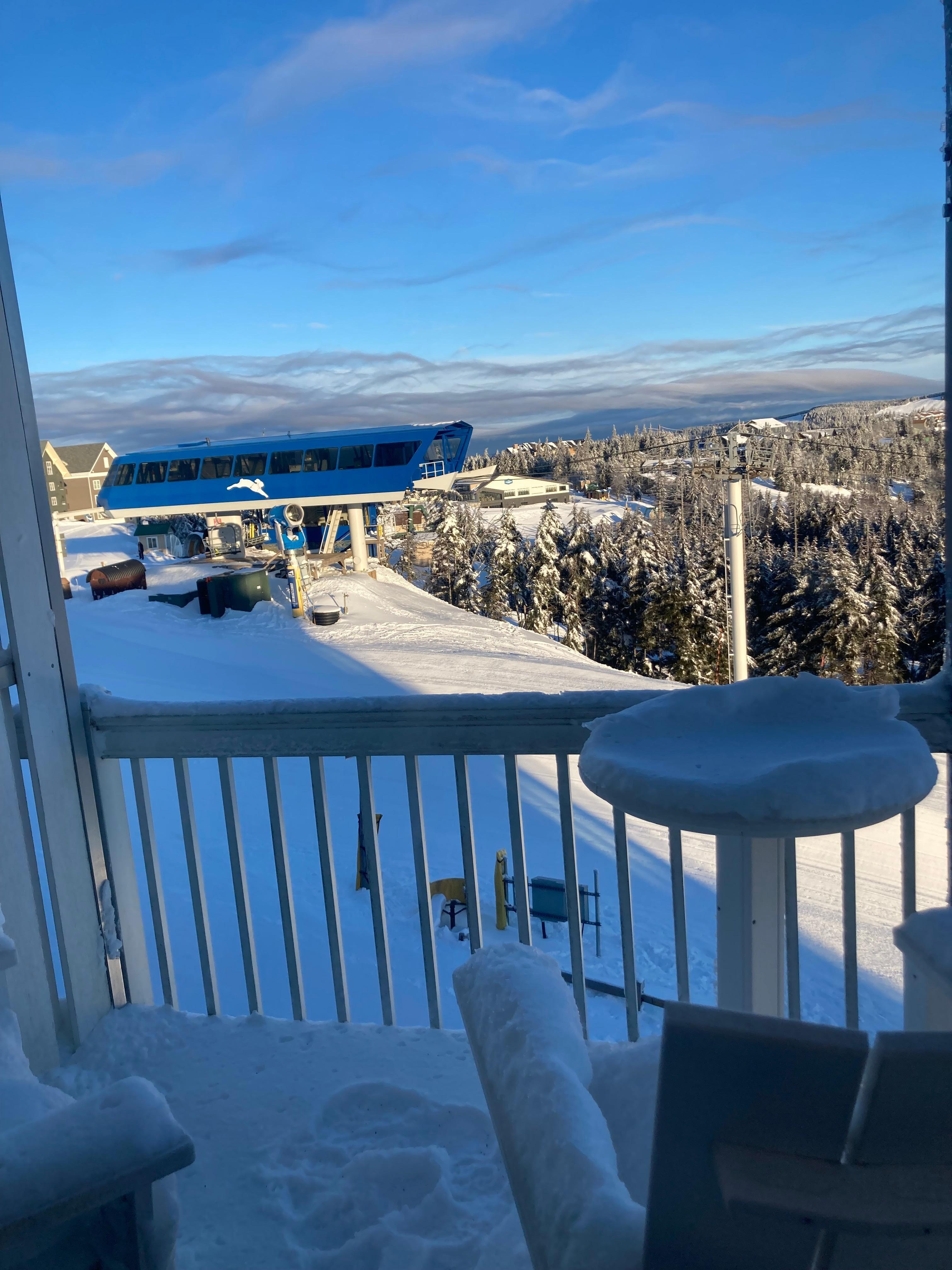 View of Ballhooter lift.  