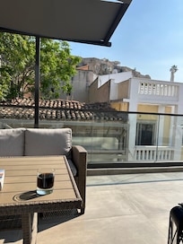 Rooftop sitting area