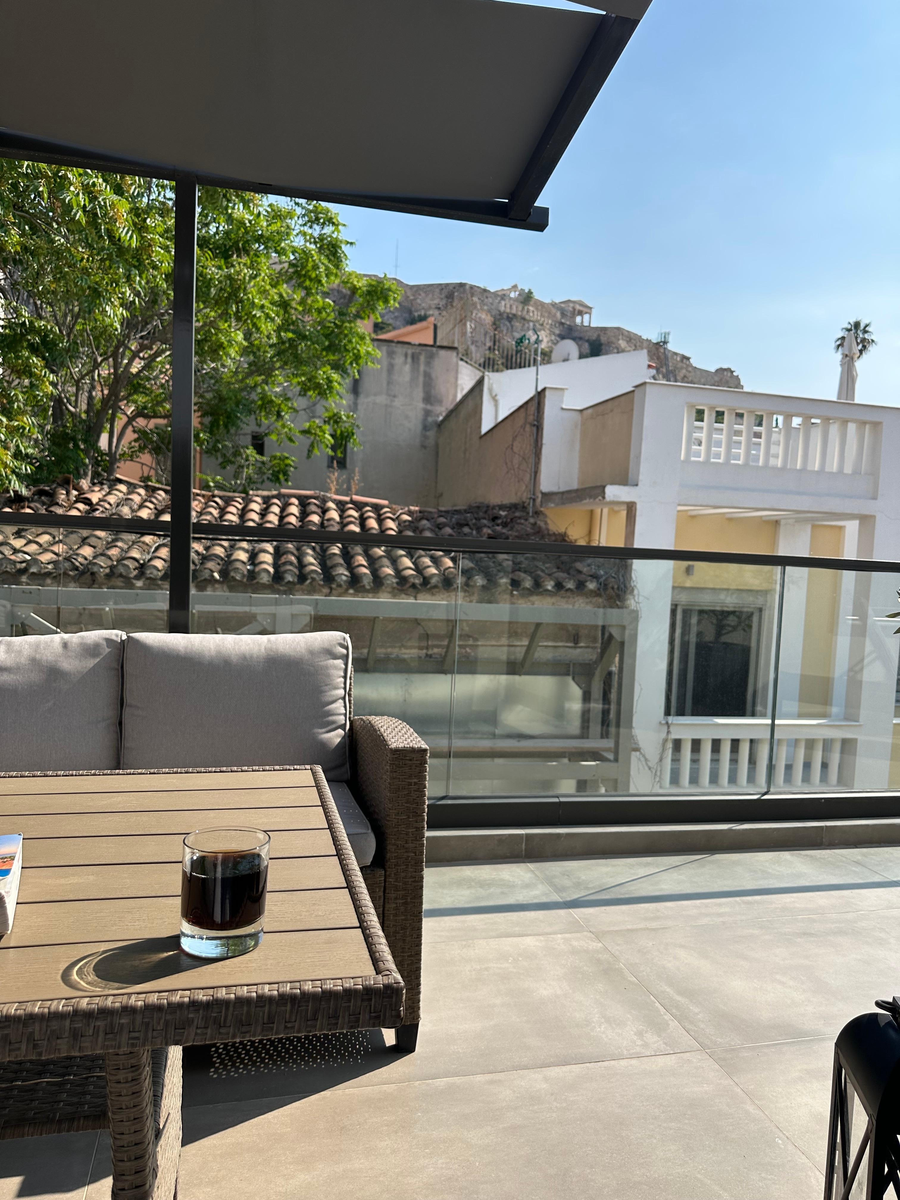 Rooftop sitting area
