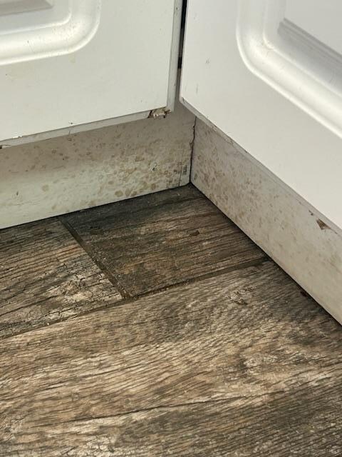 dirty baseboards