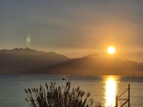 Sunrise view from property