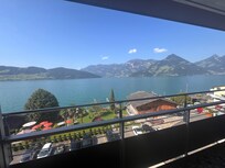 Ausblick vom Balkon