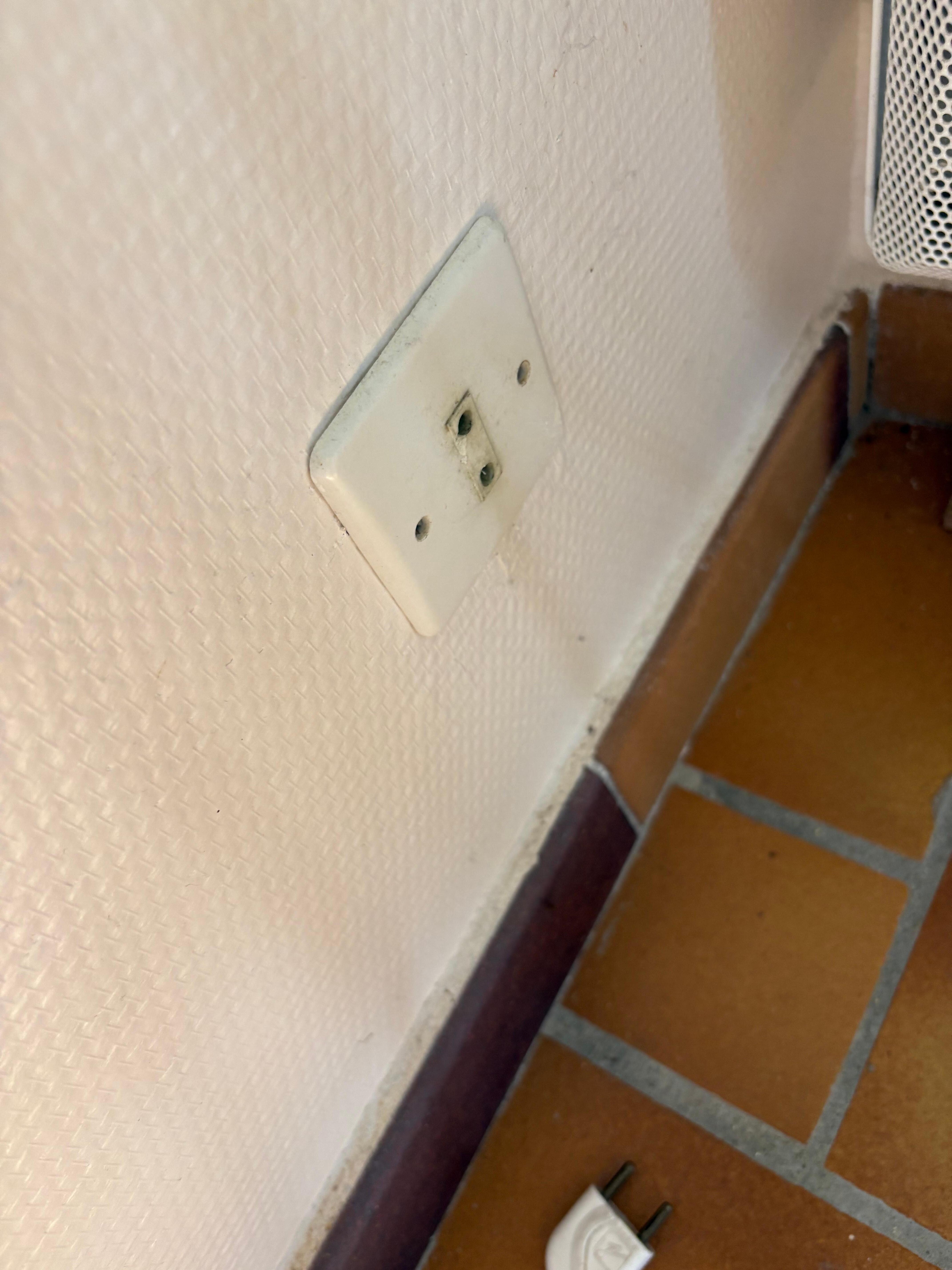 Prise grande maison à la portée des enfants