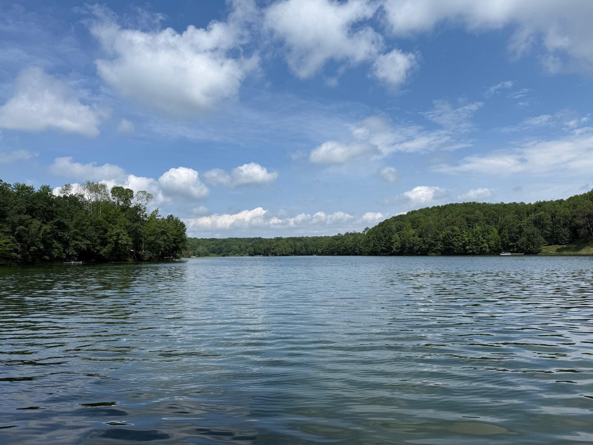 View from the end of the dock
