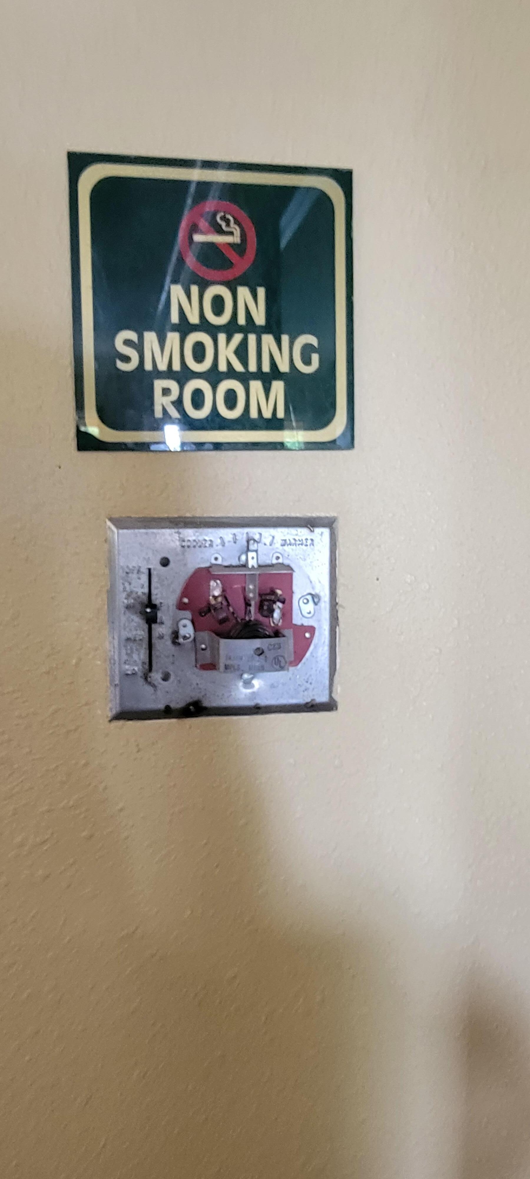 Ac thermostat shocked us and sparked very unsafe, my wife was burned a little