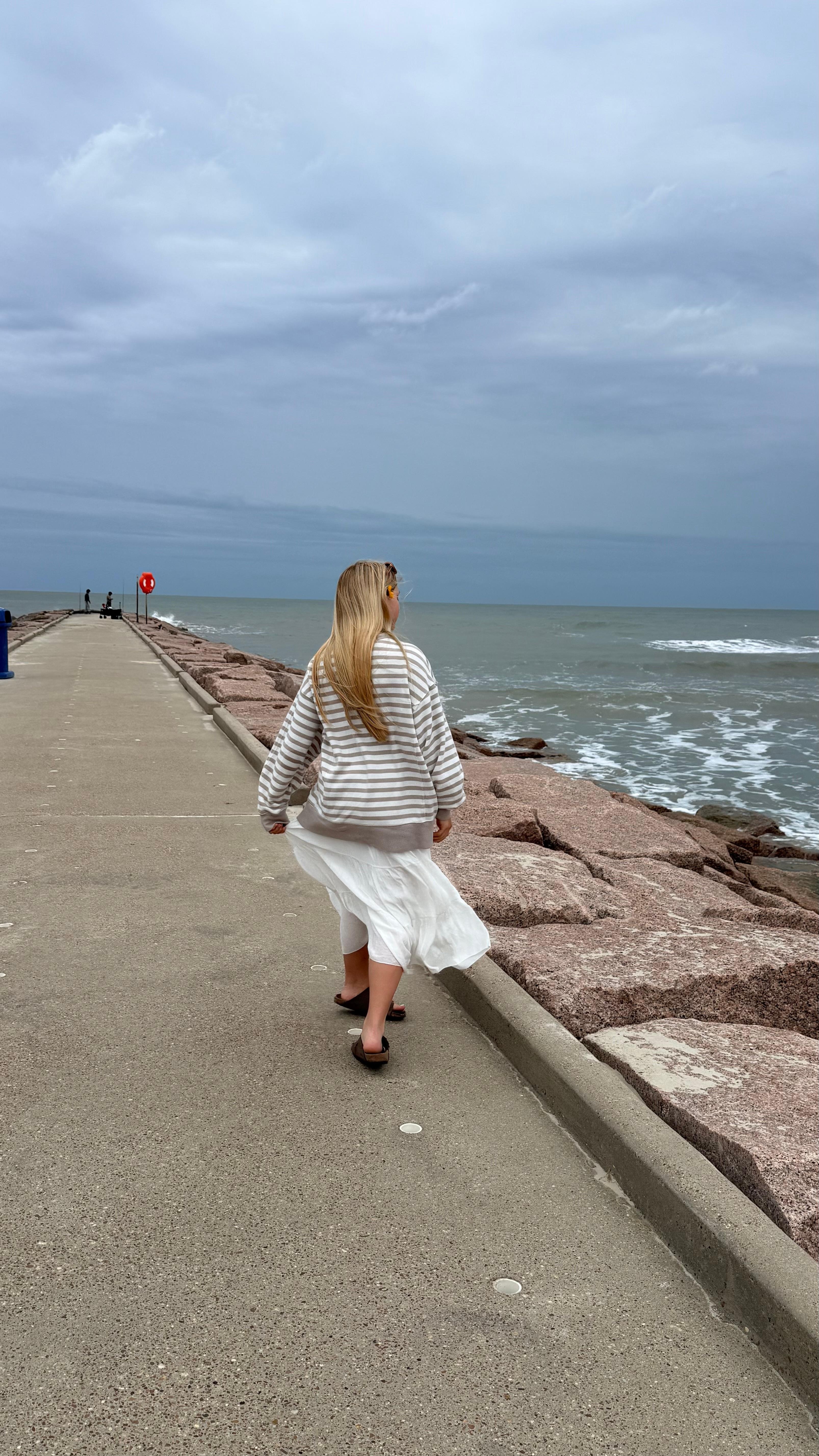 Boardwalk directly across from hotel