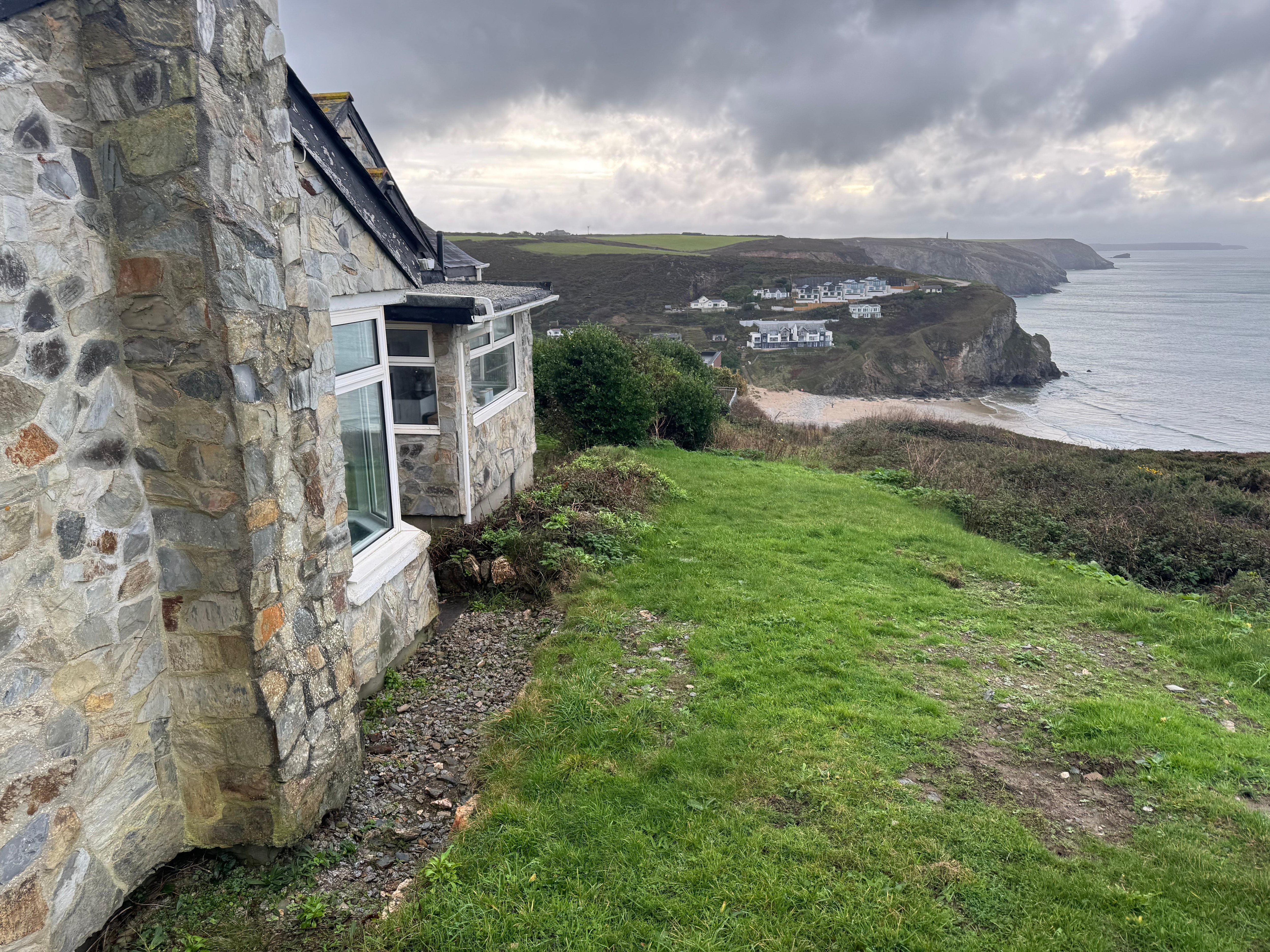 View from side of house