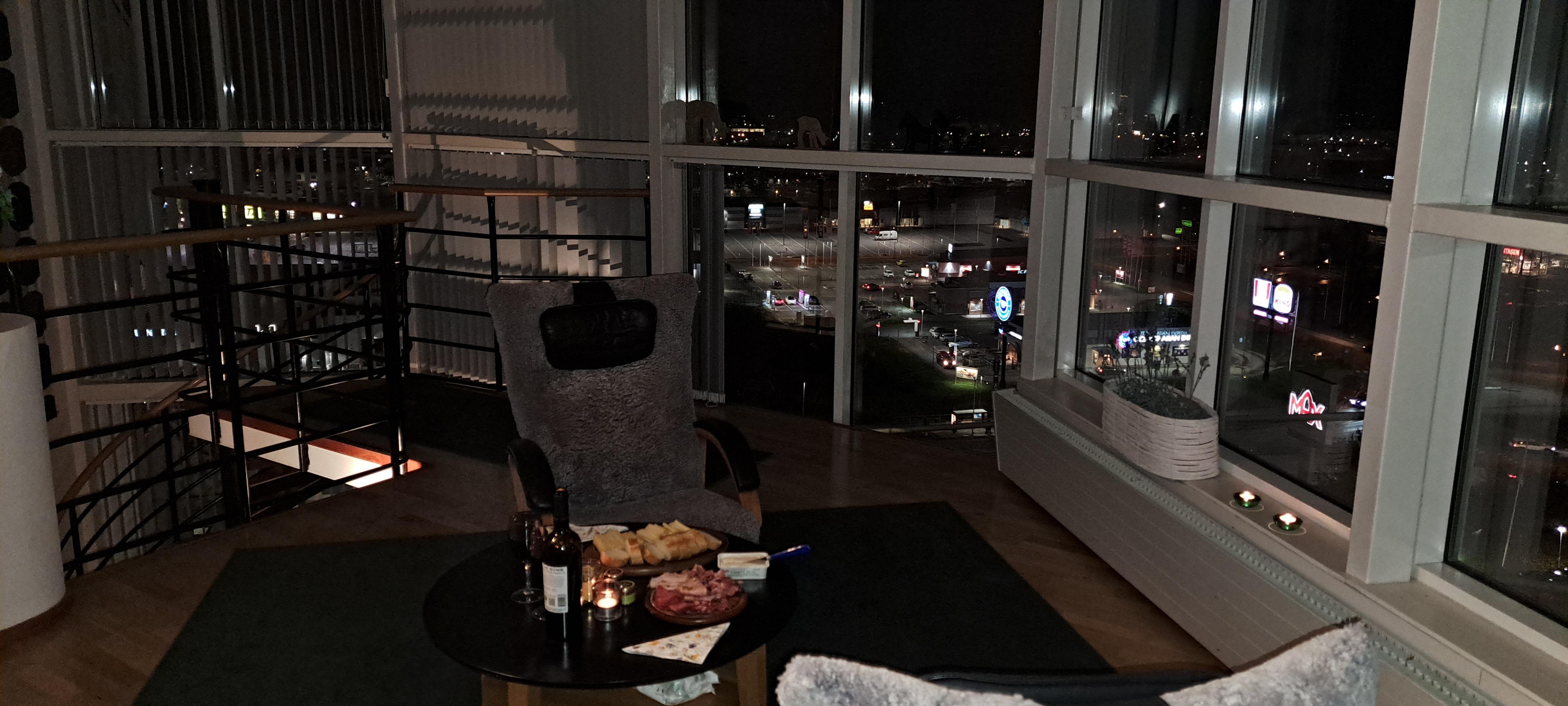 Utsikten från toppsviten