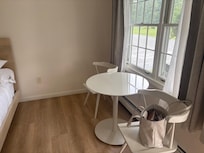 Cute little table and chairs for a meal!