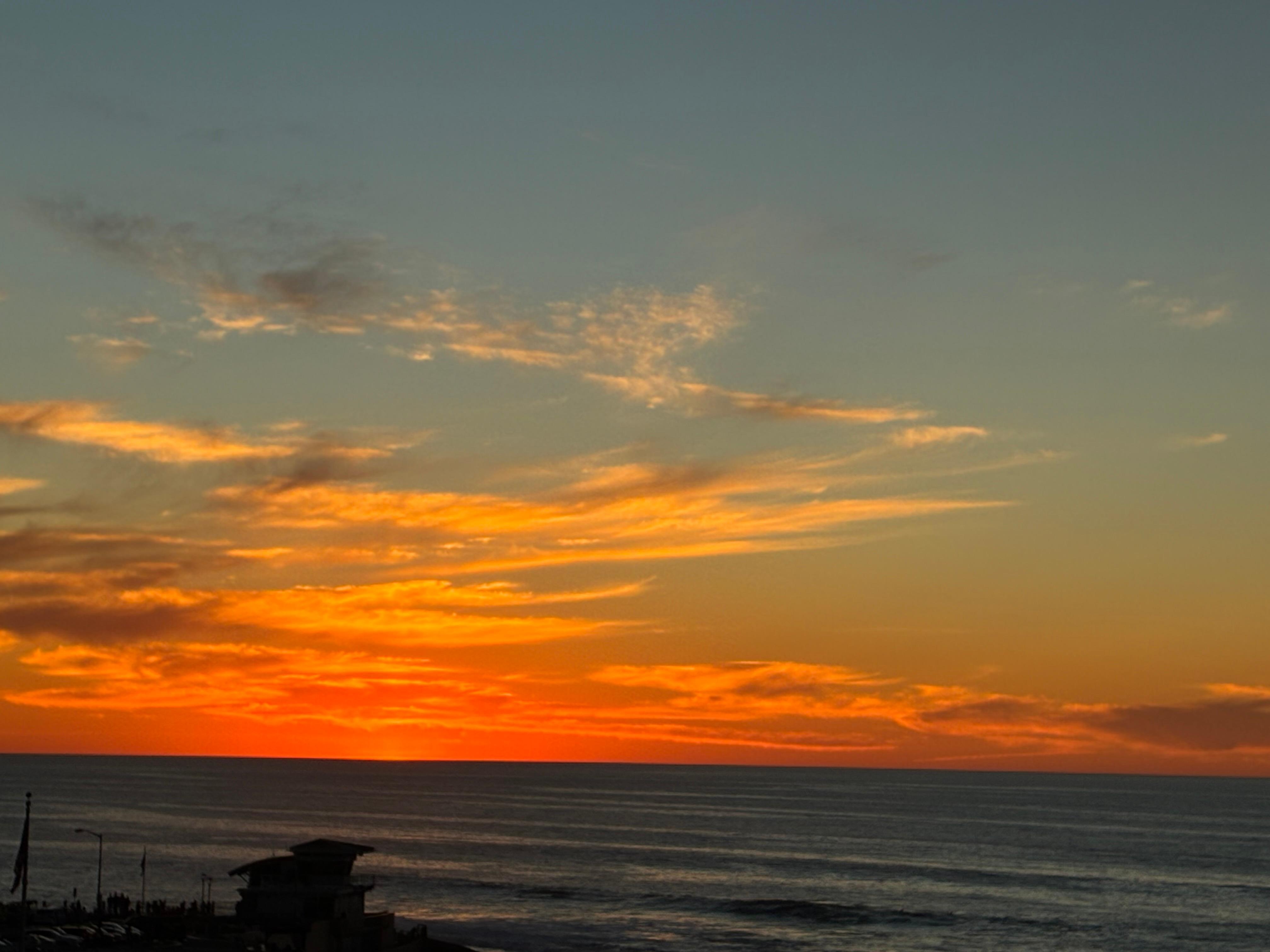 Sunset from the rooftop