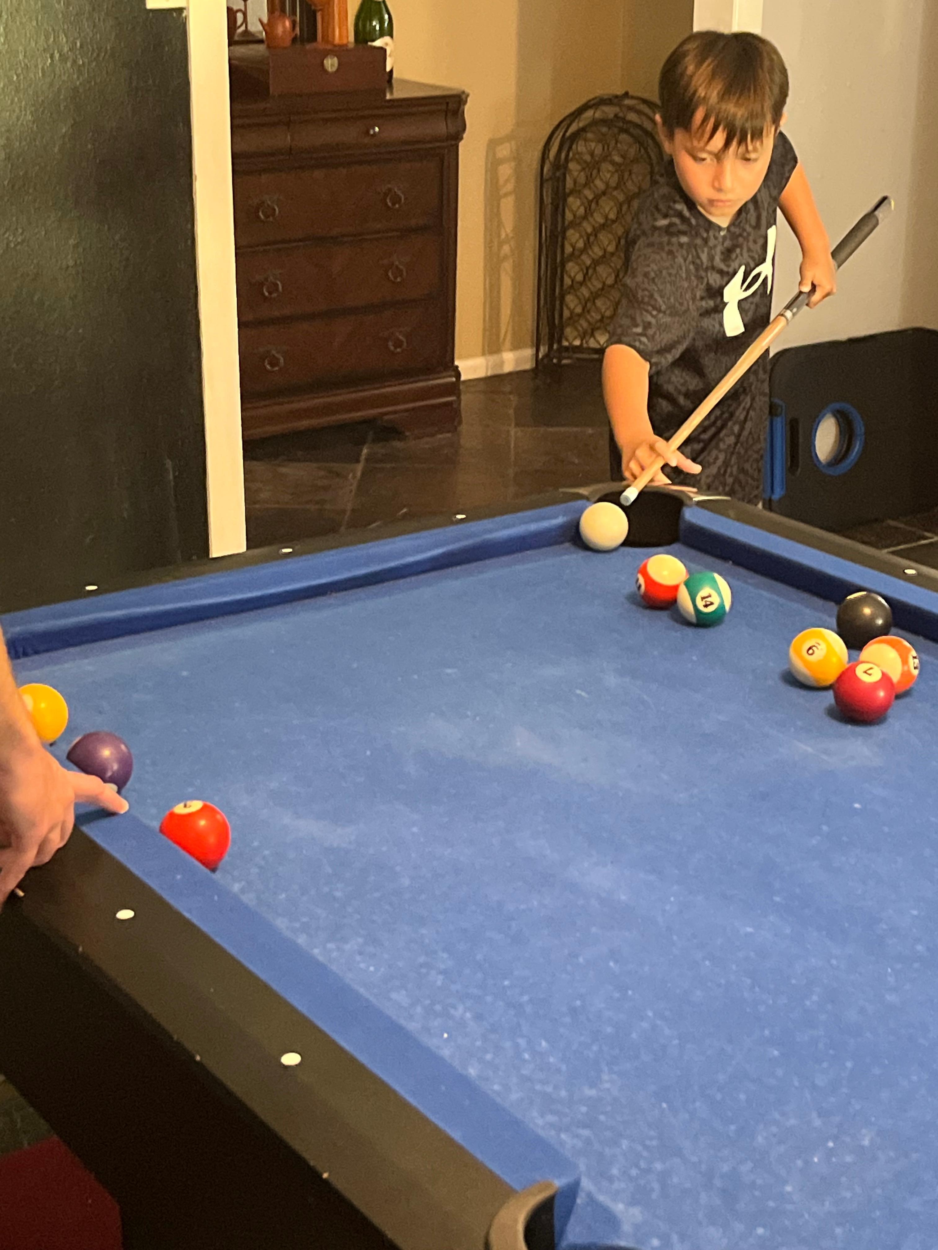 Had a pool tournament. 