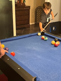 Had a pool tournament.