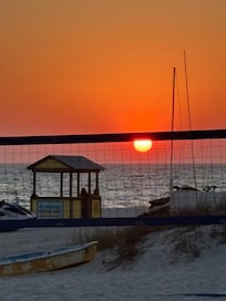 Sunset at Sharky’s.