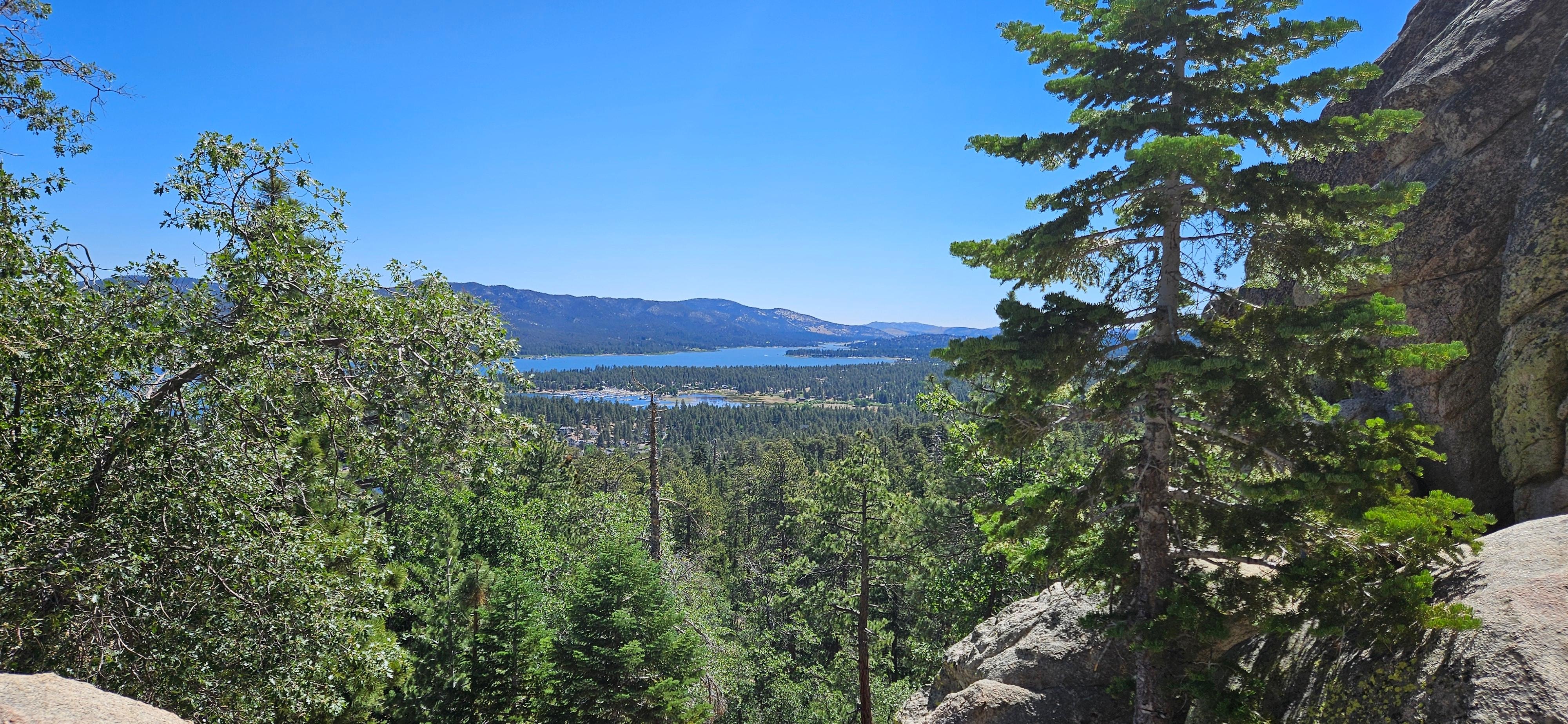 View of the Lake from Castle Rock trail
