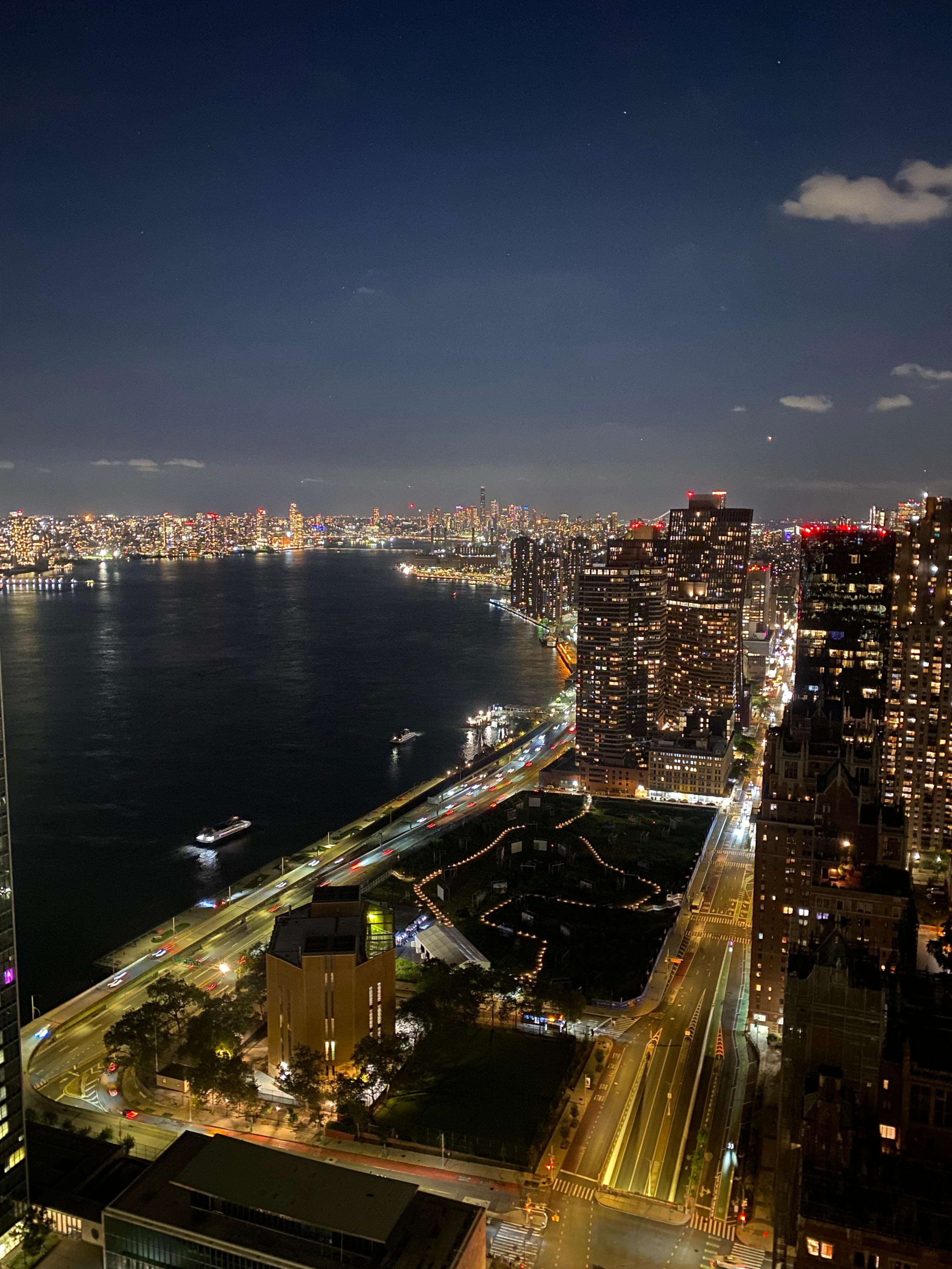 Vue de la chambre de nuit