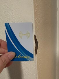 Chunk of wall missing