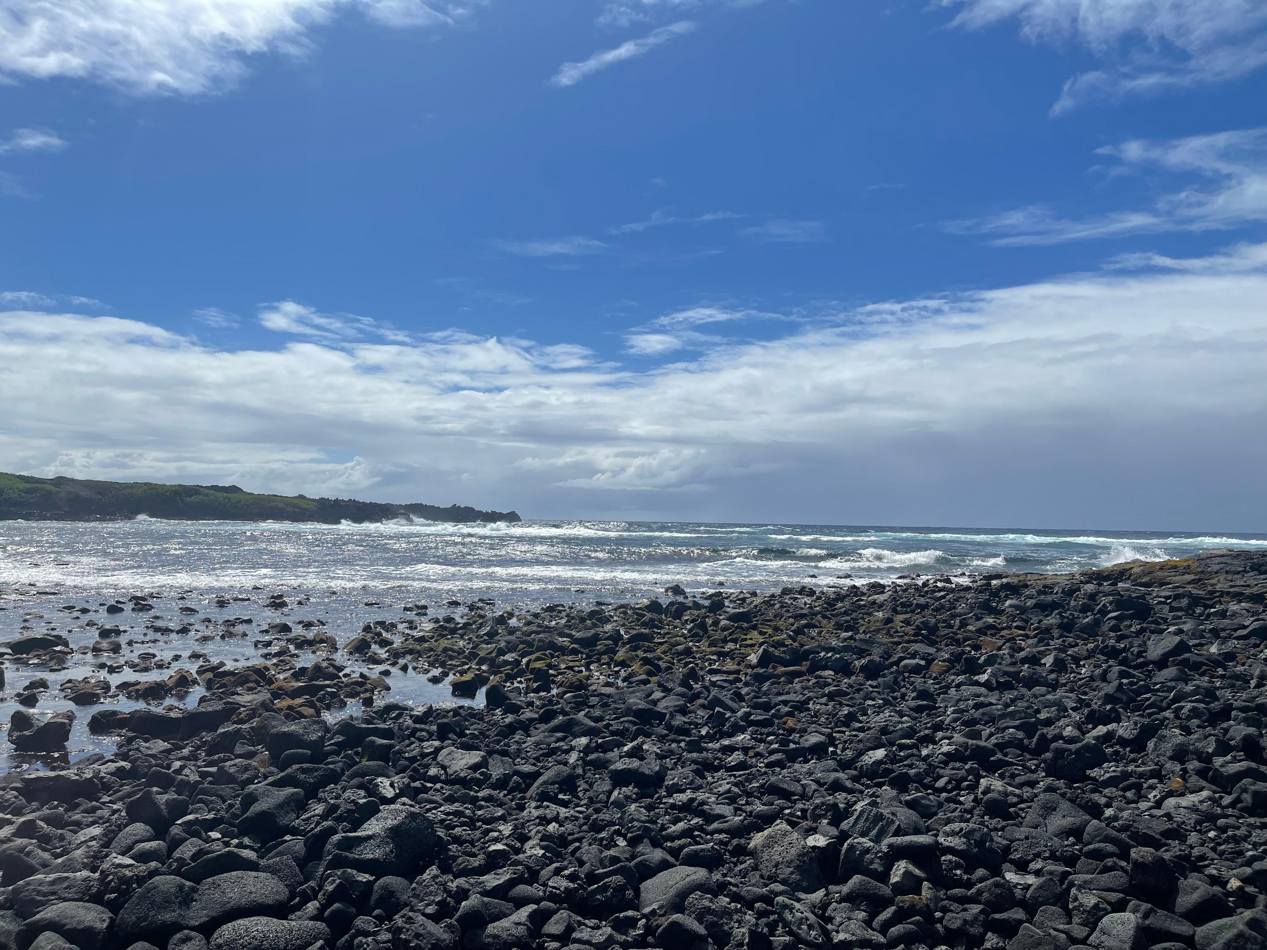 Black sands beach