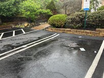 Parking lot trash