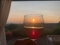 Chianti and sunset!