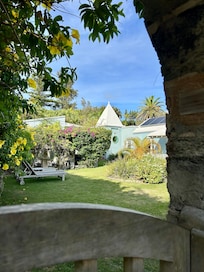 View into the garden