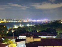 Night view from our room.