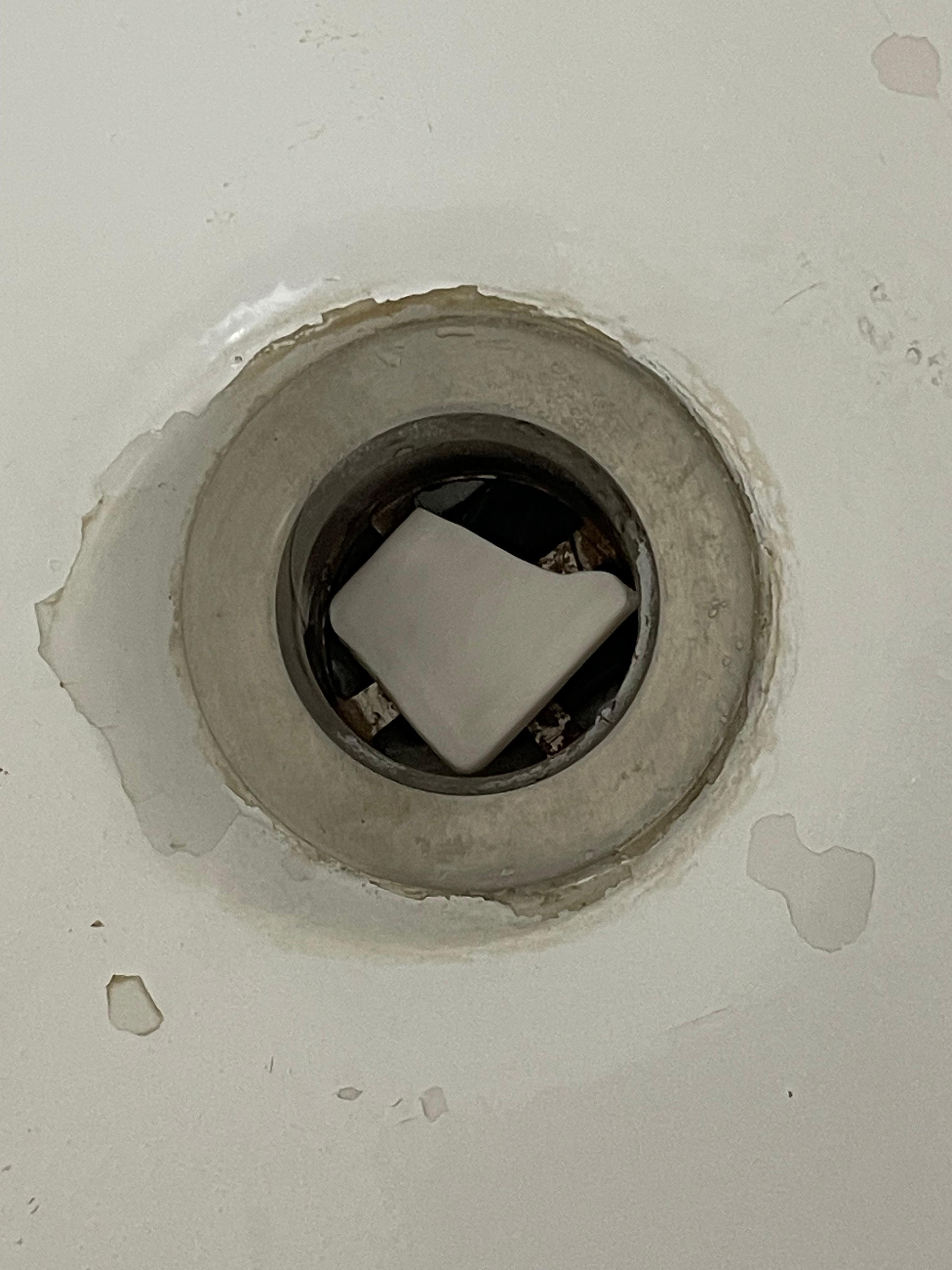 Measly piece of soap provided by hotel