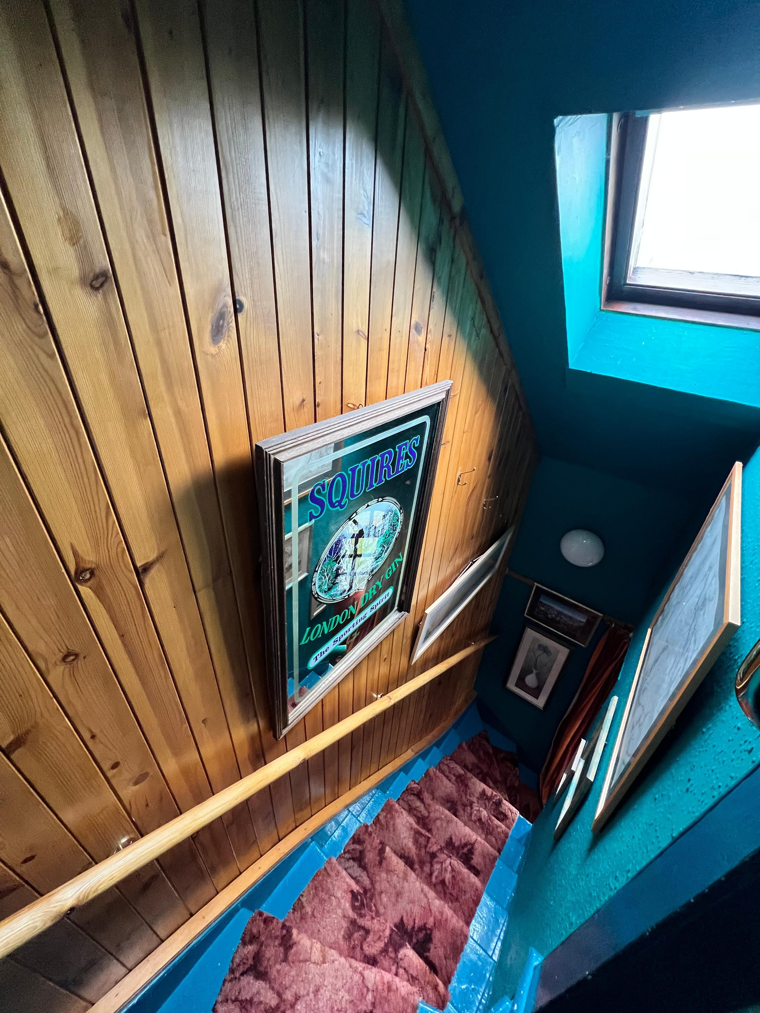 Staircase - view looking down from the bedroom.