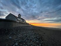 Sunset at the beach. This is a short walk from the location.