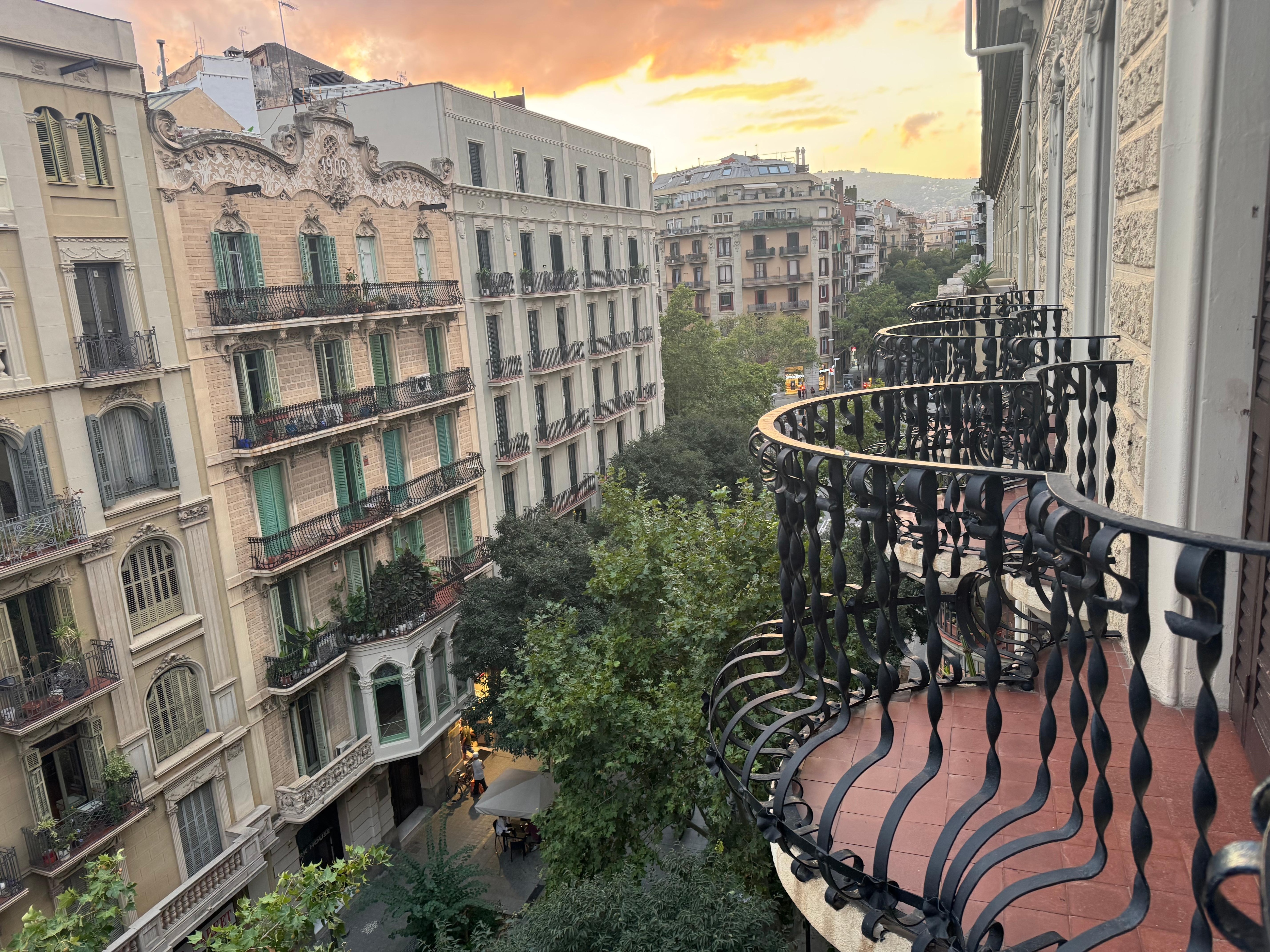 View from the balcony