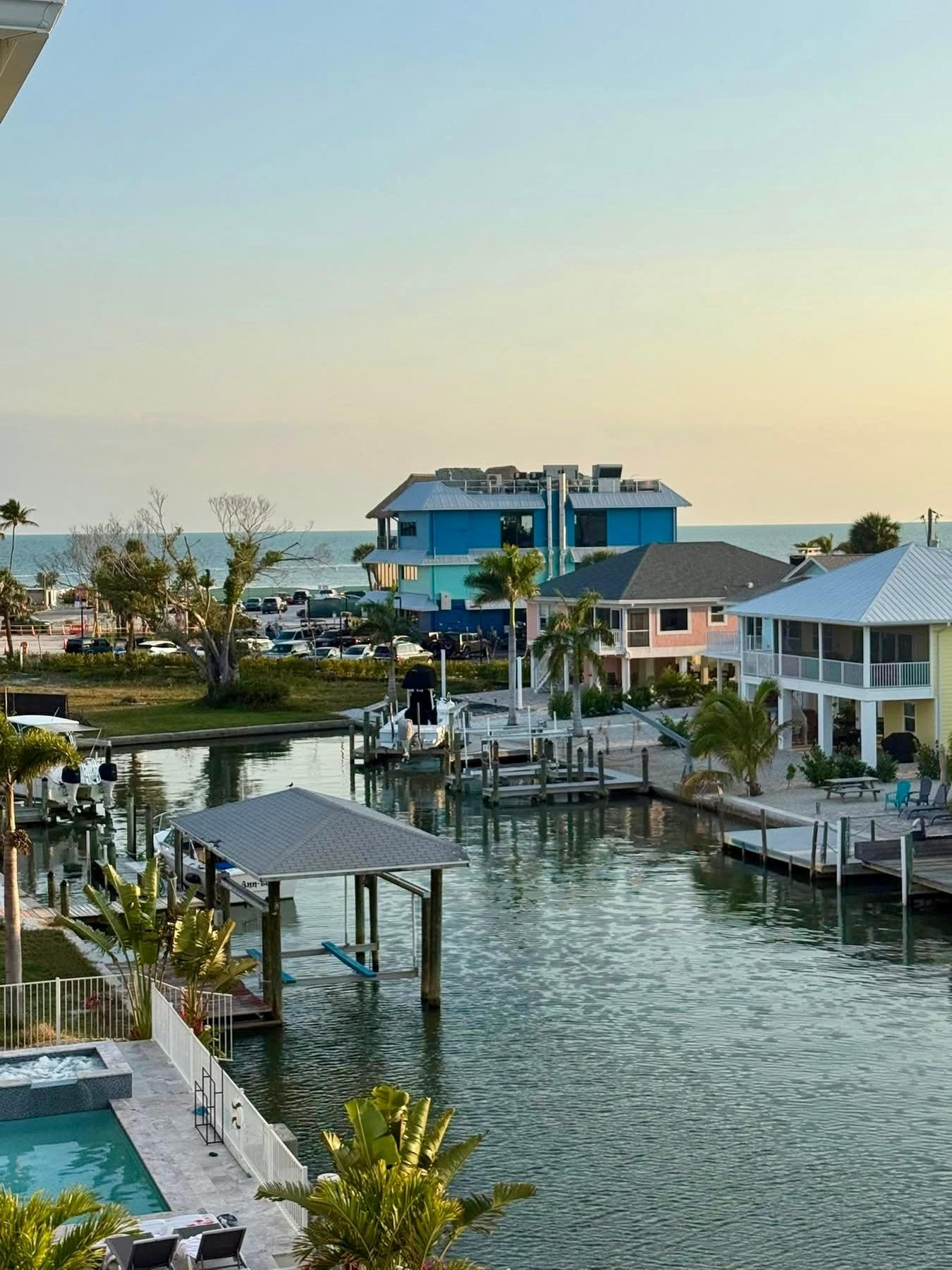 Gorgeous upper balcony view.