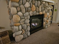 Lovely fireplace