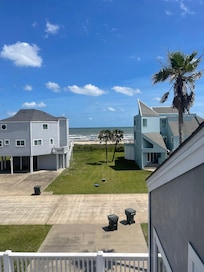 View upstairs balcony