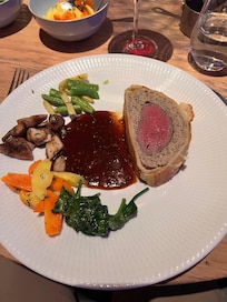 Beef Wellington på Hygge Brasseri