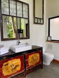 Master bath vanity