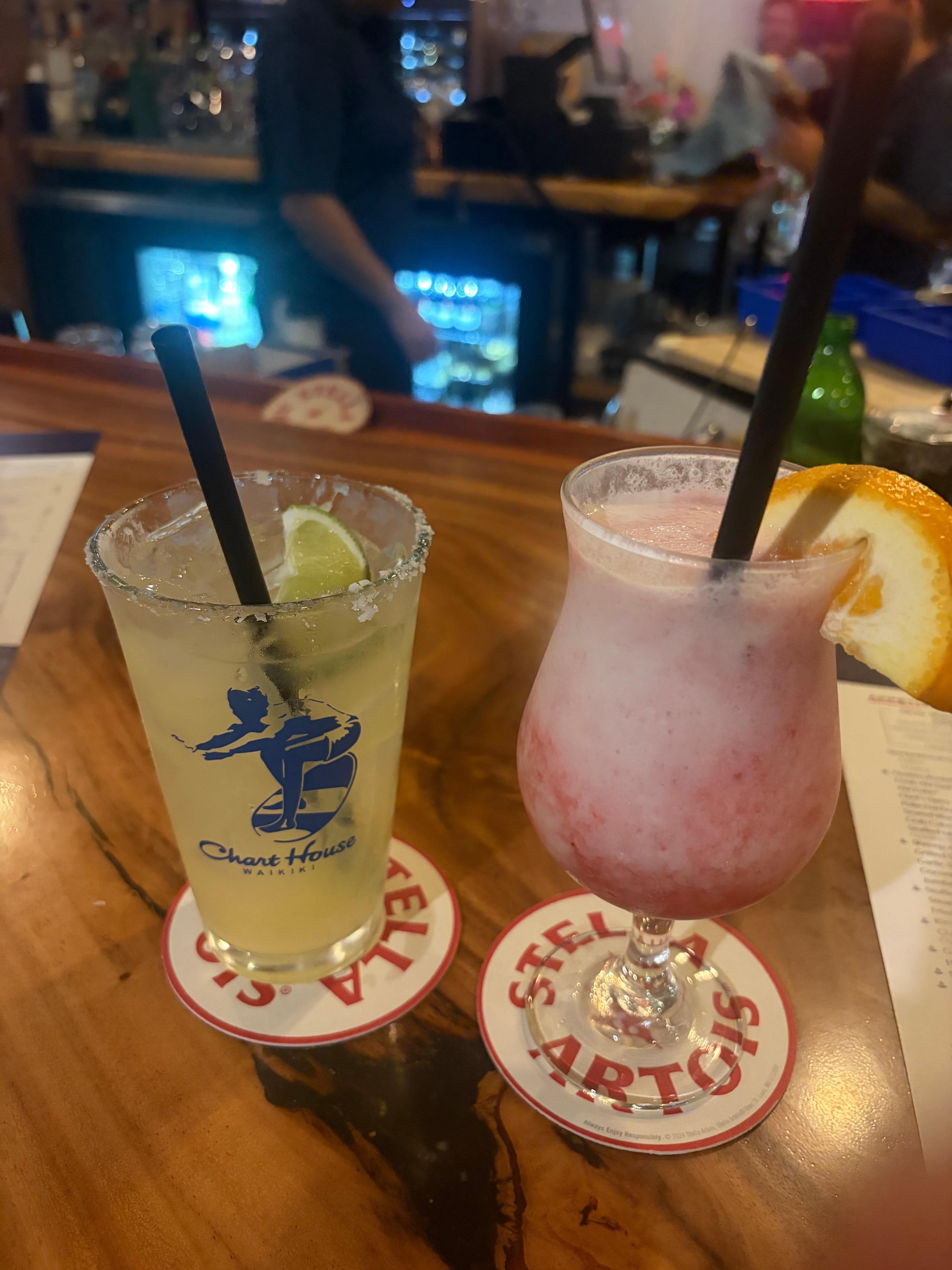 The Charts restaurant and people there were very nice , and the food and drinks are wonderful!! Love it 