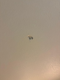 Hole in the ceiling
