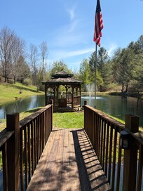 Pond gazebo