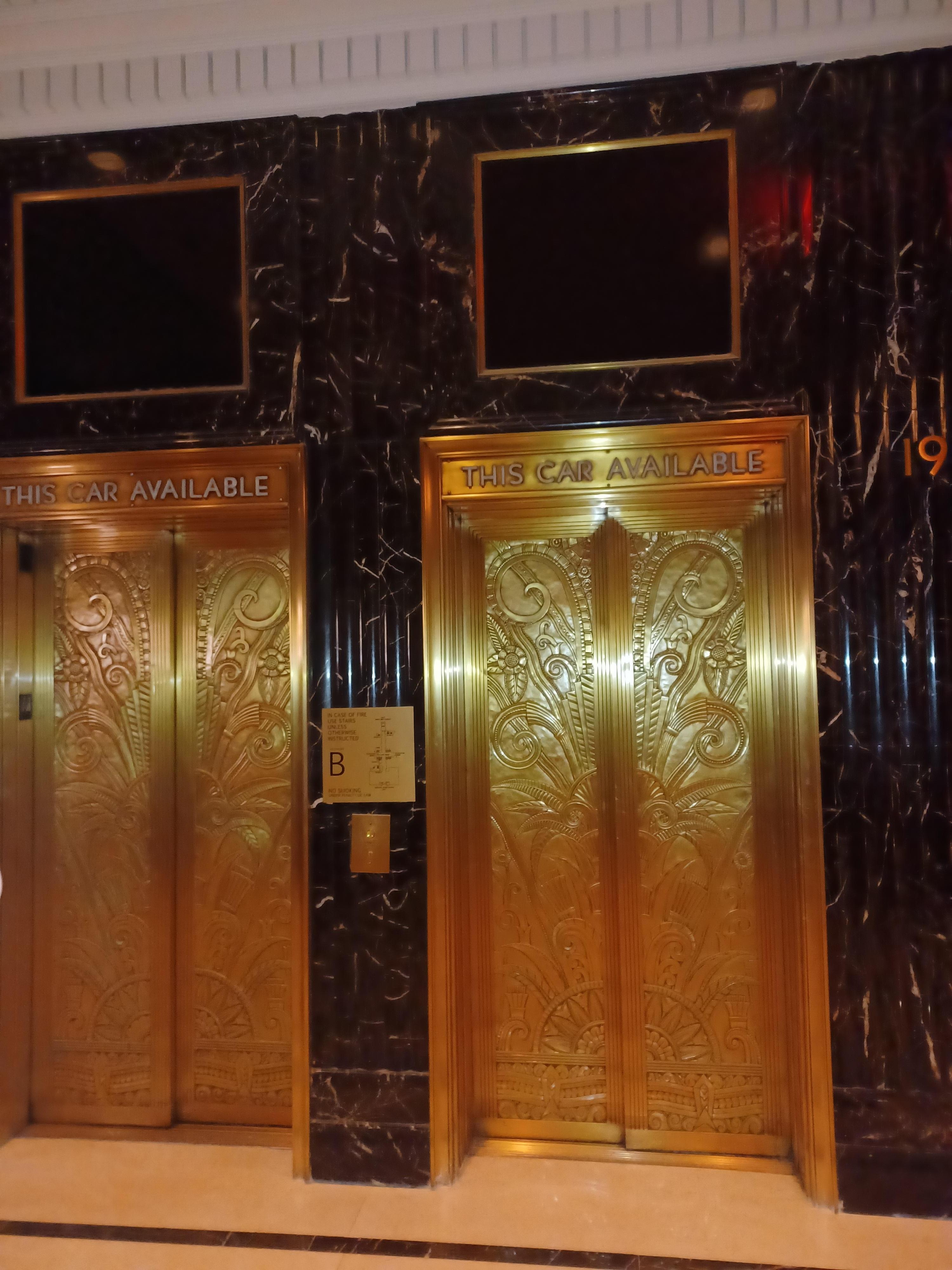 Amazing elevator doors