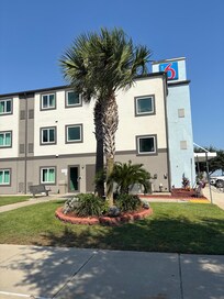 At the motel