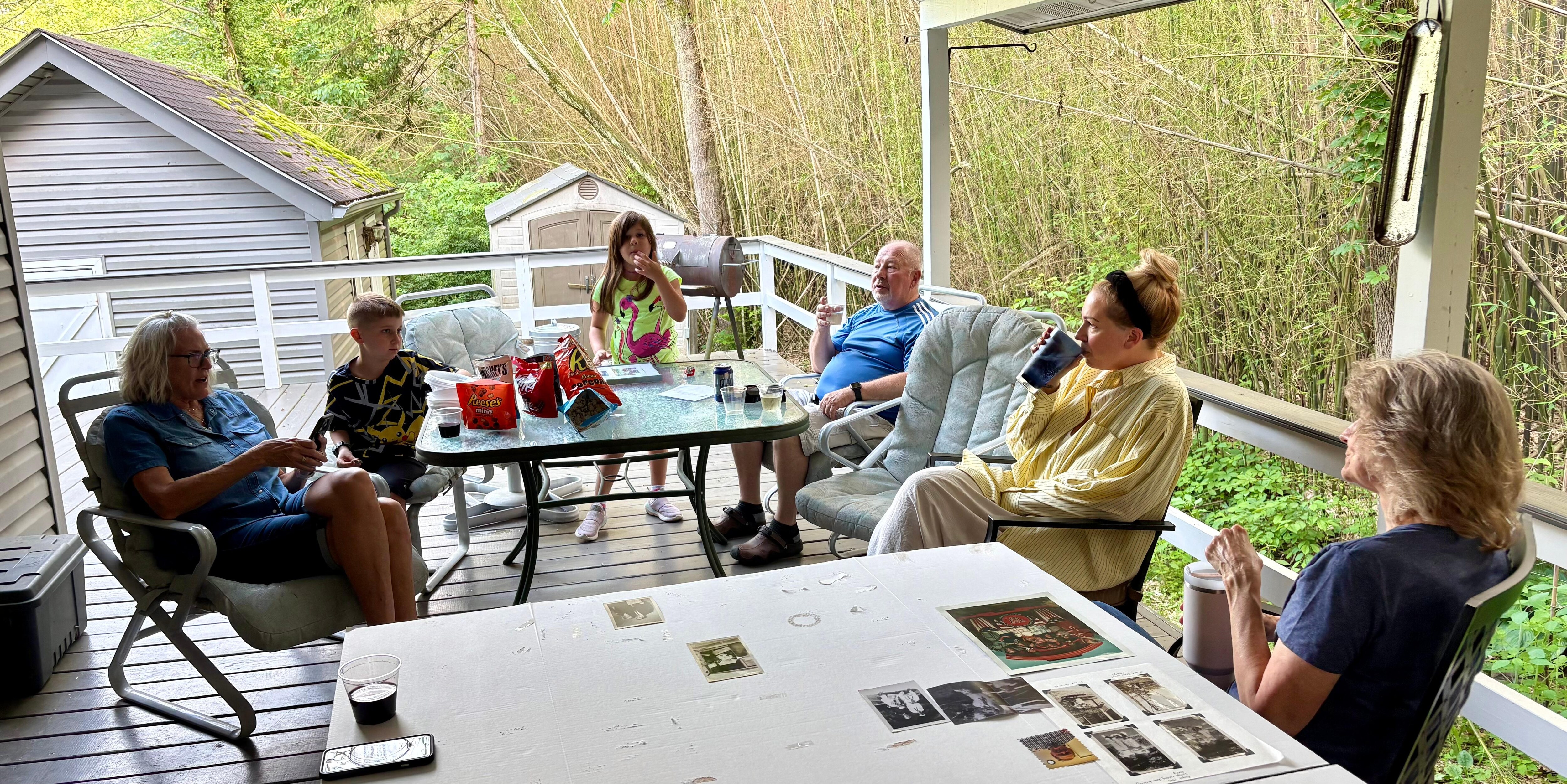 Great patio for gathering as a family