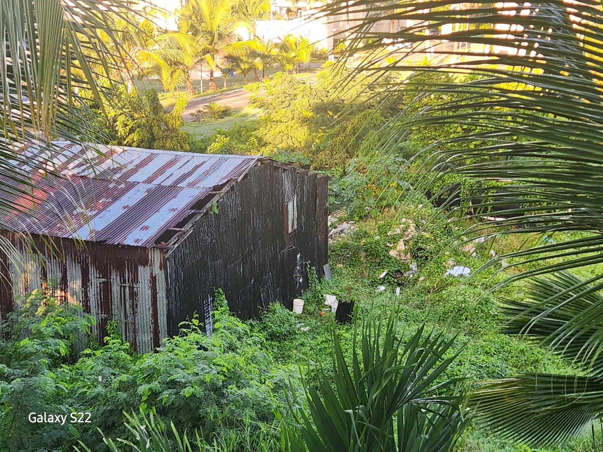 View from entry way to room.