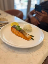 the salmon was great too
