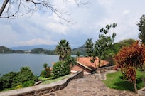 Looking over Bethany to Lake Kivu