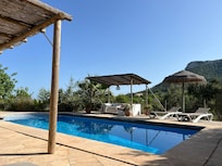 My favourite place for relaxing after a swim.