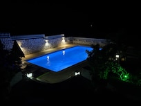 Pool at night