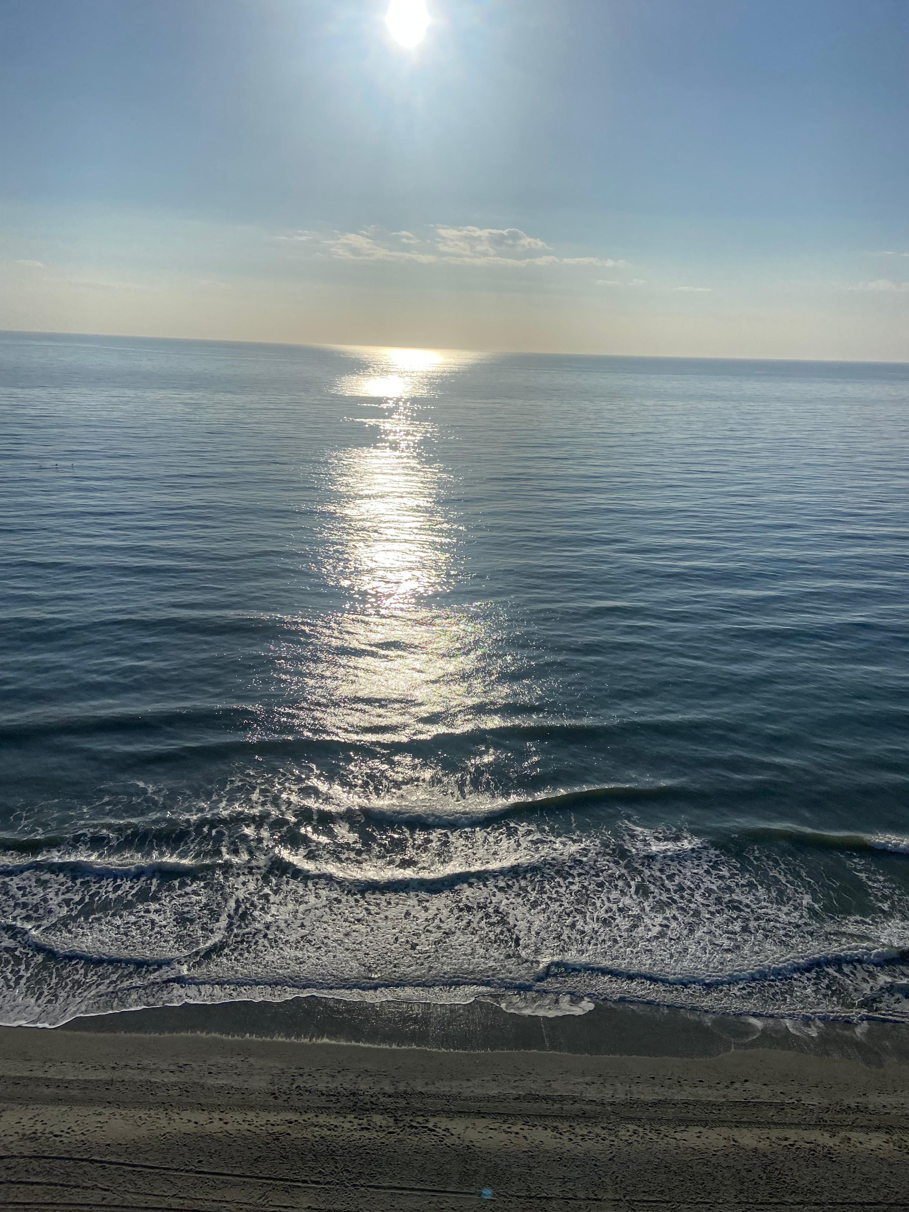 View from the balcony. 